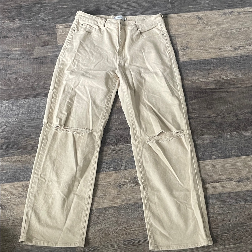 Rue21 Cream Casual Jeans
